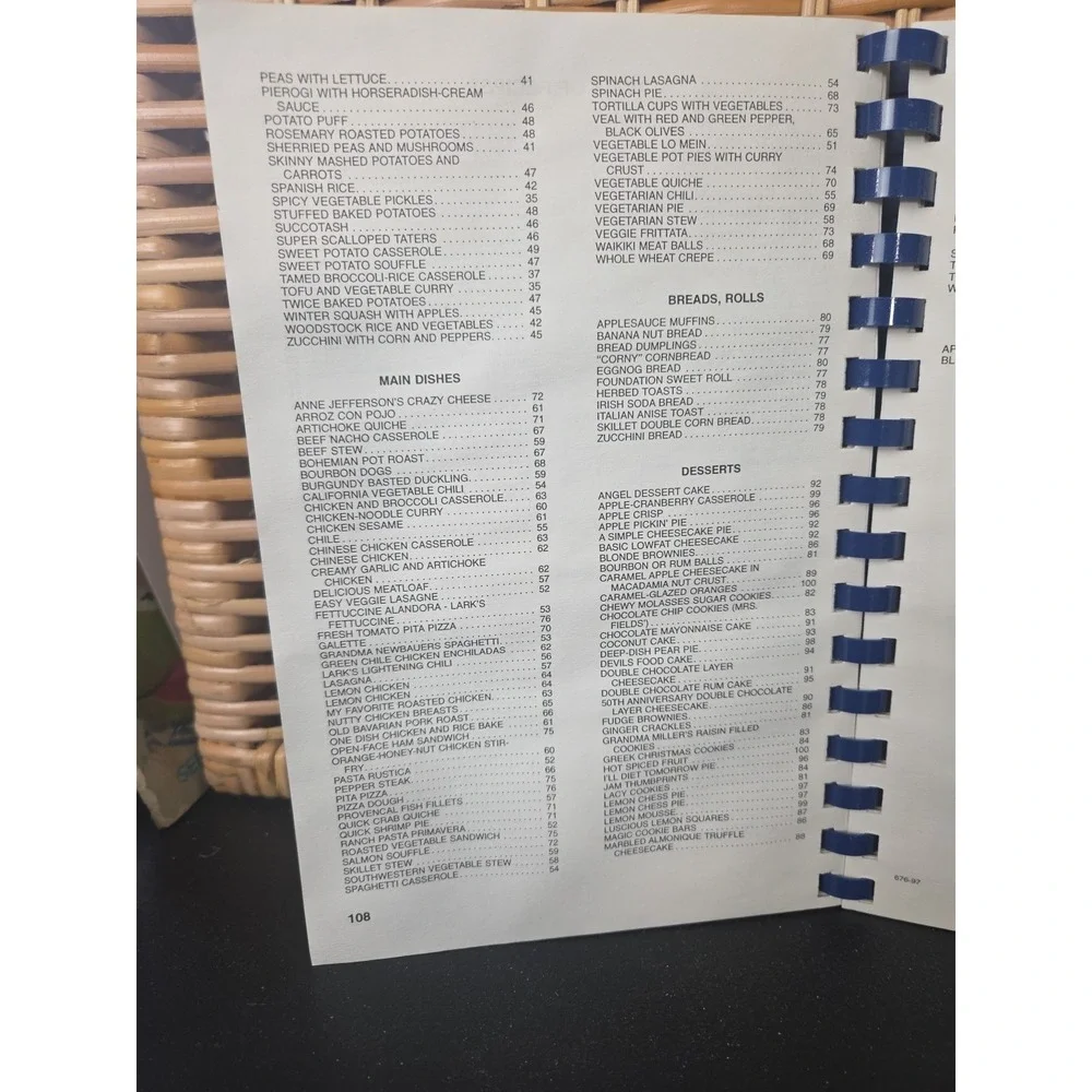 Unity Christ Church Of Bon Air Virginia‎ Cookbook Recipe Book Local People 1997